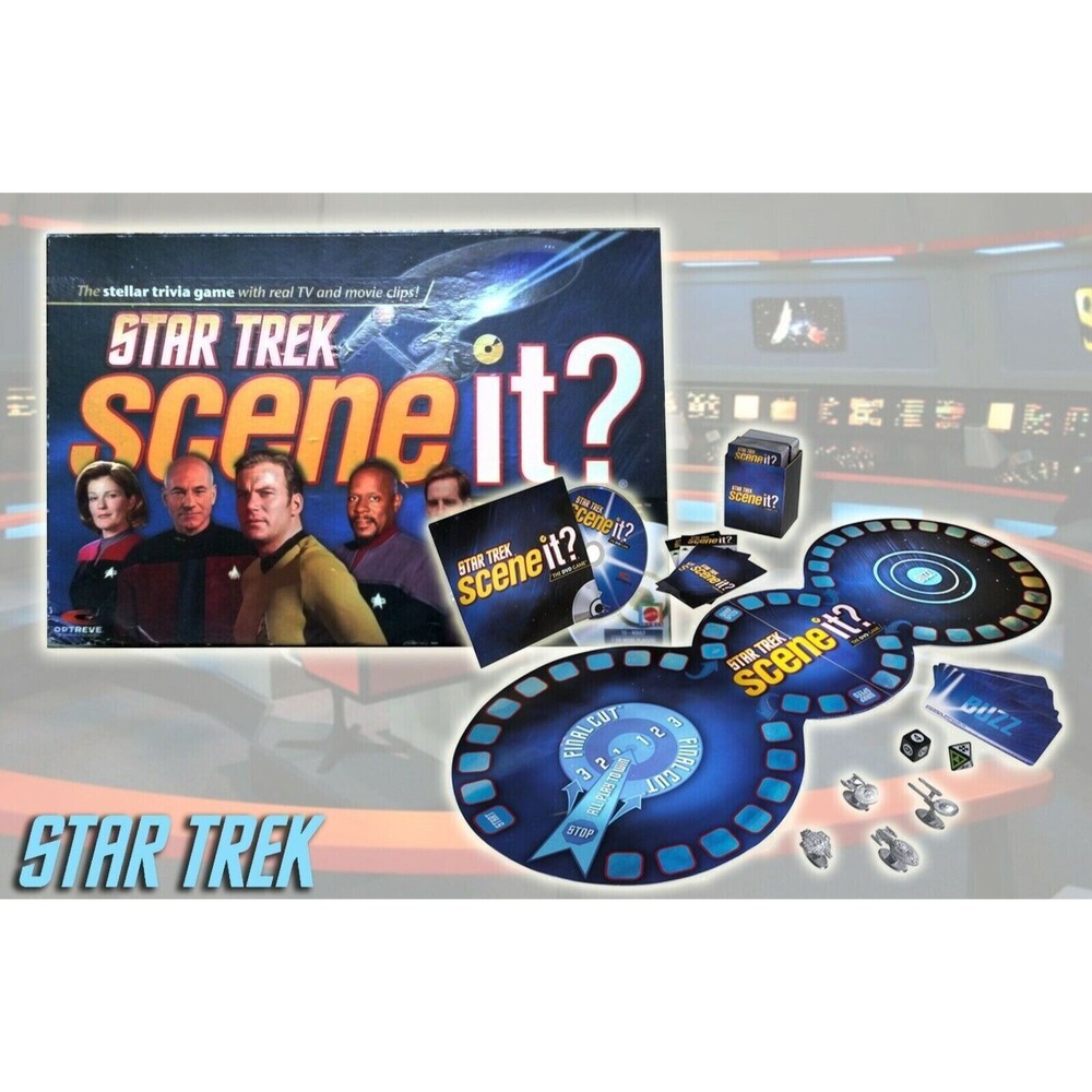 Star Trek Scene It? The DVD Game 2009 Mattel Complete Board Game Voyager etc